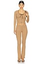 view 5 of 6 X Bella Hadid Texas Ribbed Knit Pant in Caramel