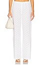 view 1 of 6 Princess Eyelet Pant in Daisy Eyelet in White Eyelet