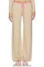 view 1 of 6 Mellow Cloud Knit Pant in Pink Ornaments