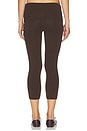 view 4 of 6 PANTALON MILO CLOUD KNIT CAPRI in Chocolate Brown