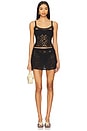 view 5 of 6 Seaside Crochet Skirt in Black