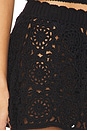 view 6 of 6 Seaside Crochet Skirt in Black