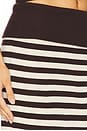 view 6 of 6 X Bella Hadid Tucker Midi Skirt in Cowboy Stripe