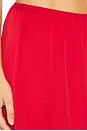 view 6 of 6 Hideaway Satin Midi Skirt in Cherry