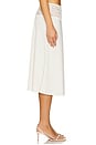 view 3 of 6 Harper Satin Midi Skirt in Heaven