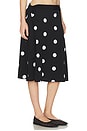 view 2 of 6 May Jersey Midi Skirt in Paris At Midnight