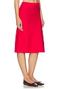 view 2 of 6 JUPE MAGNOLIA CLOUD KNIT MIDI in Cranberry