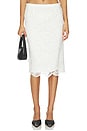 view 1 of 6 JUPE HONEYMOON LACE MIDI in Sunday Ceremony