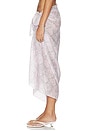 view 3 of 6 Alessia Sarong in Pink Python