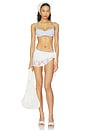 view 5 of 6 X Paige Lorenze Cloud Nine Satin Sarong in Sunday Ceremony