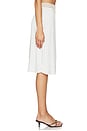 view 3 of 6 Laura Silk Midi Skirt in French Pearl