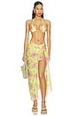 view 5 of 6 Alessia Sarong in Hibiscus Lemonade