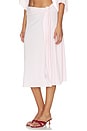 view 3 of 6 X Devon Lee Carlson Lola Jersey Midi Skirt in Ballerina