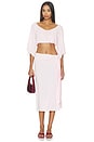 view 5 of 6 X Devon Lee Carlson Lola Jersey Midi Skirt in Ballerina