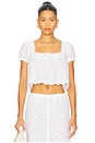 view 1 of 4 Princess Gauze Blouse in Daisy Eyelet in White Eyelet