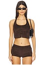 view 1 of 5 Delilah Tank Top in Desert Suede
