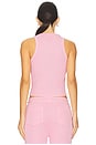 view 3 of 4 Emma Thermal Tank Top in Blush