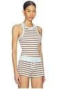 view 2 of 5 Emma Thermal Tank Top in Verona Stripe