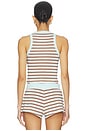 view 3 of 5 Emma Thermal Tank Top in Verona Stripe