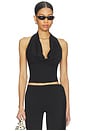 view 1 of 4 Jay Modal Halter Top in Black