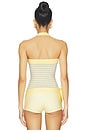 view 3 of 4 Quinn Cloud Knit Halter Top in Echo Stripe