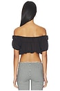 view 3 of 4 BLUSA PAULINA CHIFFON in Black