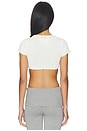 view 3 of 4 X Paige Lorenze Eternity Crochet Front-tie Blouse in Marry Me