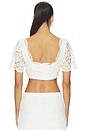 view 3 of 4 X Paige Lorenze Honeymoon Lace Blouse in Sunday Ceremony