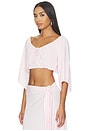 view 2 of 4 X Devon Lee Carlson Lola Jersey Blouse in Ballerina