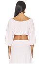 view 3 of 4 X Devon Lee Carlson Lola Jersey Blouse in Ballerina