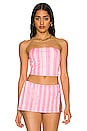 view 1 of 4 Peace Velvet Top in Solar Stripe