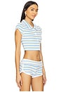view 2 of 5 Laurel Button Up Top in Ashbury Stripe