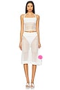 view 4 of 5 Orchard Crochet Halter Top in White