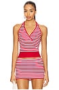 view 1 of 4 Dylan Cloud Knit Halter Top in Barn Dance Stripe