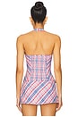 view 3 of 5 Sterling Cotton Halter in Americana Plaid