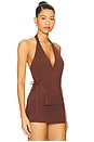 view 2 of 4 Lullaby Knit Halter in Brown Sugar