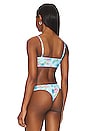 view 3 of 4 Cleo Bikini Top in Blue Daiquiri