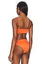 view 3 of 4 Cleo Plisse Bikini Top in Marigold