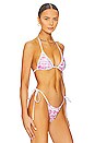 view 2 of 4 x Sydney Sweeney Nick Shine Bikini Top in Angel Kisses