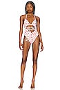 view 1 of 3 x Sydney Sweeney Gemma One Piece in Cherry Bomb