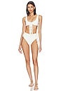 view 4 of 4 x Pamela Anderson Gaia Bikini Top in Surf Bunny