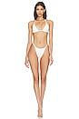 view 4 of 4 x Pamela Anderson Zeus Bikini Top in Surf Bunny