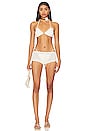 view 4 of 5 BAS DE MAILLOT DE BAIN DENTELLE CROCHET MACKENZIE in White