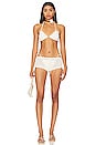 view 4 of 5 Chloe Crochet Bikini Top in White