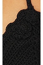 view 5 of 5 Chloe Crochet Bikini Top in Black