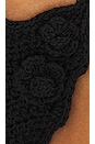 view 5 of 5 Mackenzie Crochet Bikini Bottom in Black