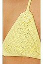 view 5 of 5 Chloe Crochet Triangle Top in Honey Butter