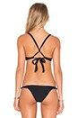 view 3 of 4 Malibu Bikini Top in Black
