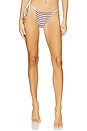 view 1 of 4 Tia Bikini Bottom in Brown Sugar Stripe