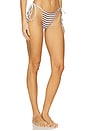 view 2 of 4 Tia Bikini Bottom in Brown Sugar Stripe